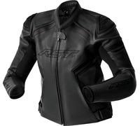 Rst S1 D3o Perforated Leather Jacket Black 3XL Woman