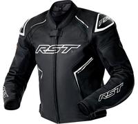 RST S1 D3O perforated Motorcycle Leather Jacket, black-white, size 52 for Men