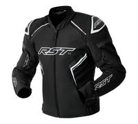 RST S1 D3O Moto Motorcycle Motorbike Textile Jacket Black / Black / White