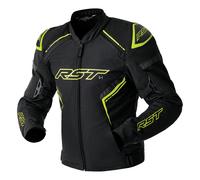 RST S1 D3O Moto Motorcycle Motorbike Textile Jacket Black / Grey / Fluo Yellow