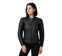 RST S1 D3O Ladies Motorcycle Leather Jacket, black, size S