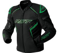 RST S1 D3O Textile Jacket - Black / Grey / Flo Green