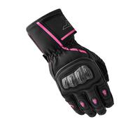 RST S1 Ladies Moto Motorcycle Motorbike Leather Gloves Black / Fluo Pink