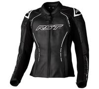 RST S-1, leather jacket women XS Black/White