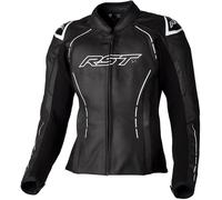 RST S-1, leather jacket women XXL Black/White
