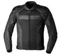 RST S1 Mesh CE Leather Jacket Motorbike Motorcycle Black / Black