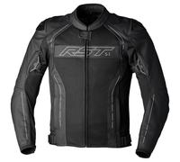 RST S-1 Mesh Motorcycle Leather Jacket, black, size 3XL