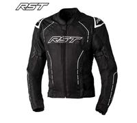 RST S1 Mesh CE Mens Textile Jacket - Black/White 56
