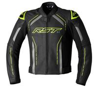 RST S-1, leather jacket M Black/Grey/Neon-Yellow