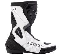 RST S1 CE Boots Motorbike Motorcycle Track Race Sport White Black