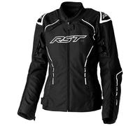 RST S-1 Ladies Motorcycle Textile Jacket, black-white, size M for Women