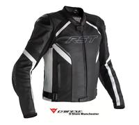 RST Sabre Airbag, leather jacket S Black/White