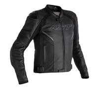 RST Sabre Airbag CE Mens Leather Jacket - Black