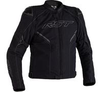 RST Sabre CE Textile Waterproof Motorcycle Motorbike Jacket - Black