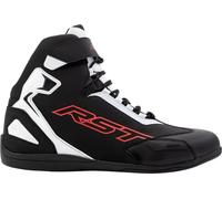 RST Sabre Moto CE Mens Lowe Profile Urban Motorcycle boots Shoes (Black, White, Red, uk_footwear_size_system, adult, men, numeric, medium, numeric_8)