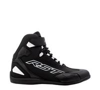 RST Sabre Moto Mens CE Motorcycle Short Boots Black Black White 3053