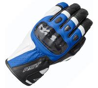 RST Stunt III Motorcycle Gloves, black/white/blue, size XL