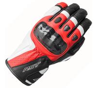 RST Stunt 3 Motorbike Motorcycle Track Race Street CE Gloves - Red