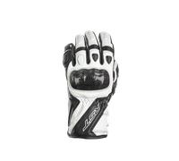 RST Stunt III Black/White Sport Urban Touring Leather Motorcycle Gloves