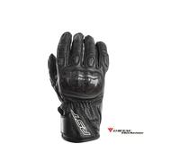 RST Stunt III Ladies Black/Black Sport Touring Urban Leather Motorcycle Glove...