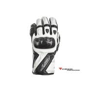 RST Stunt III Ladies Black/White Sport Touring Urban Leather Motorcycle Gloves S