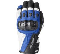 RST Stunt III Motorcycle Gloves, black/white/blue, size 2XL