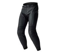 RST T2 D3O (D30) Leather Motorcycle Motorbike Jeans Pants Short Leg - Black/Bla
