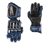 RST Tractech Evo 4 CE Leather Motorbike Motorcycle Gloves Blue White Black