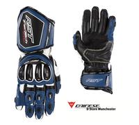 Rst Tractech Evo 4 Ce Perforated Leather Gloves Blue XL Men
