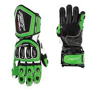 Leather Race Glove RST Tractech Evo 4 Motorcycle Motorbike Gloves Race Green