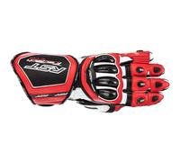 RST Tractech Evo 4 (CE) Leather Motorcycle Racing Gloves - Red