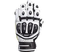 RST Tractech Evo 4 Short CE Leather Motorbike Motorcycle Gloves White Black