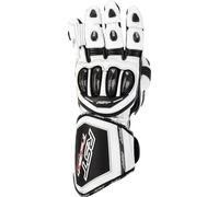RST Tractech Evo 4 Motorcycle Gloves, black-white, size L for Men