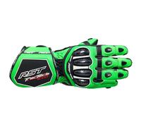 RST Tractech Evo 4 Motorcycle Gloves - Neon Green/Black