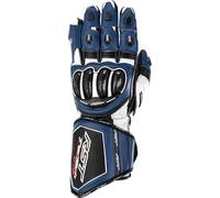 RST Tractech Evo 4 Motorcycle Gloves, white-blue, size S for Men