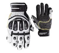 RST Tractech Evo 4 Short Motorcycle Gloves, black-white, size XL