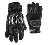 RST Tractech Evo 4 Short CE Leather Motorcycle Motorbike Gloves Black
