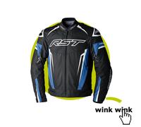 RST Tractech Evo 5 Textile Jacket Blue Black White Size 54 54