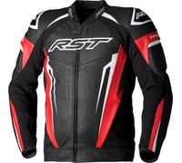 RST TracTech Evo 5, leather jacket perforated M Black/Red