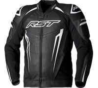 RST TracTech Evo 5, leather jacket perforated S Black/White