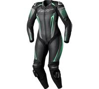 RST TracTech Evo 5, leather suit 1pcs. perforated women M Black/Grey/Turquoise