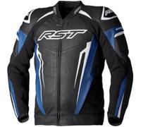 RST Tractech EVO 5 Motorcycle Leather Jacket, black/blue, L