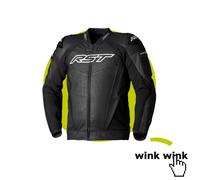 RST Tractech Evo 5 Motorcycle Leather Jacket (CE) - Black