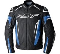 RST Tractech EVO 5 waterproof Motorcycle Textile Jacket, black-blue, size 2XL for Men