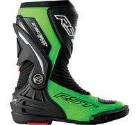 RST Tractech Evo D3O perforated Motorcycle Boots, black/neon green, size 41
