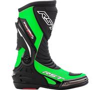 RST Tractech Evo III CE Sport Motorcycle Boots (Green, Black, adult, men), 10 UK