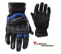 RST Urban Air 3 Mesh CE Touchscreen Leather Motorcycle Gloves - Black / Blue