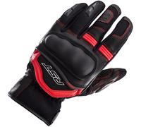 RST Urban Air 3 Mesh CE Touchscreen Leather Motorcycle Gloves - Black / Red