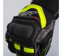 RST Urban Air 3 Mesh Vented CE Mens Motorcycle Gloves (Black, Flo Yellow, M)