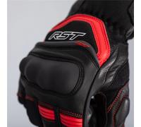 RST Urban Air 3 Mesh CE Touchscreen Leather Motorcycle Gloves - Black / Red